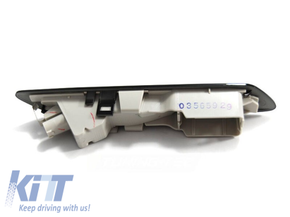 Kit de semnalizatoare LED laterale potrivit pentru BMW Seria 5 F10/F11 2010-2013 lac negru pentru versiunea fără camere laterale stânga + dreapta Performance AutoTuning