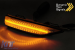 Semnale LED potrivite pentru oglinzile laterale ale Ford Fiesta hatchback după 2017 cu 3 sau 5 uși, cu bază cromată Performance AutoTuning