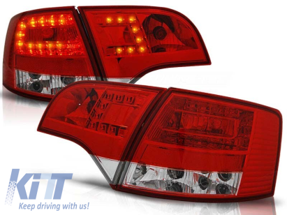 Set de stopuri LED de tuning potrivit pentru Audi A4 B7 11.2004-03.2008 break, stânga și dreapta Performance AutoTuning