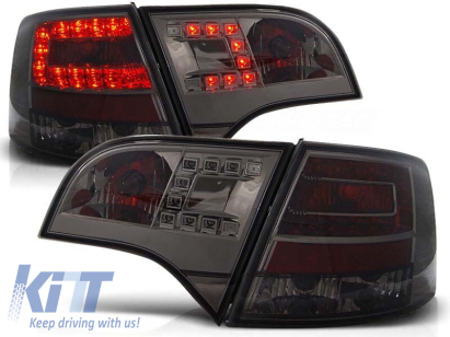 Set de stopuri LED de tuning potrivit pentru Audi A4 B7 11.2004-03.2008 break, stânga și dreapta Performance AutoTuning