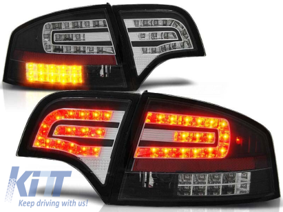 Kit de stopuri LED de tuning potrivit pentru Audi A4 B7 11.2004-03.2008 sedan, stânga și dreapta Performance AutoTuning