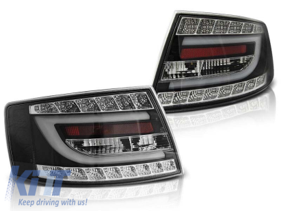 Kit de stopuri LED de tuning potrivit pentru Audi A6 C6 04.2004-2008 sedan, versiune cu stopuri LED de fabrică (conector cu 7 pini), stânga și dreapta Performance AutoTuning