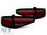 Set de stopuri LED de tuning potrivit pentru Audi A4 sedan 2012-2015 roșu/fumuriu, stânga și dreapta Performance AutoTuning