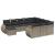 Set canapele de grădină cu perne, 11 piese, gri, poliratan GartenMobel Dekor