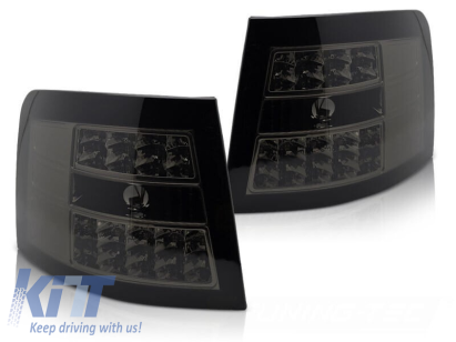 Set de stopuri LED de tuning potrivit pentru Audi A6 C5 break 1997-2004 fumurii, stânga și dreapta Performance AutoTuning