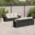 Set canapele de grădină cu perne, 7 piese, negru, poliratan GartenMobel Dekor