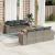 Set canapele de grădină, 7 piese, cu perne, gri, poliratan GartenMobel Dekor