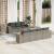 Set canapele de grădină cu perne, 8 piese, gri, poliratan GartenMobel Dekor