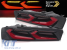 Set de stopuri LED de tuning potrivit pentru Chevrolet Camaro 2016-2018, cu semnalizare dinamică, bază negru-roșie, stânga și dreapta Performance AutoTuning