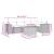 Set mobilier de grădină cu perne, 6 piese, negru, poliratan GartenMobel Dekor
