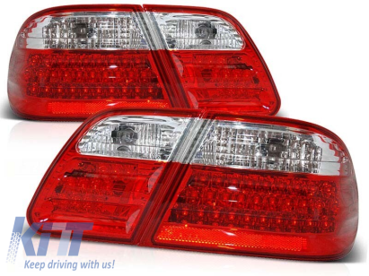Kit de stopuri LED de tuning potrivit pentru Mercedes W210 E-Class 1995-03.2002 sedan, stânga și dreapta Performance AutoTuning