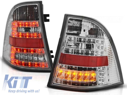 Set de stopuri LED de tuning potrivit pentru Mercedes W163 ML-Class 03.1998-2005, stânga și dreapta Performance AutoTuning