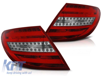 Set de stopuri LED de tuning potrivit pentru Mercedes C-Class W204 2007-2010 sedan, stânga și dreapta Performance AutoTuning