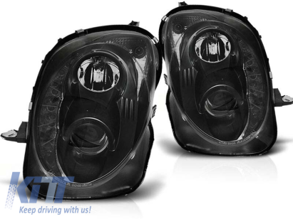 Set de faruri de tuning cu lumini DRL reale, potrivit pentru Alfa Romeo MITO după 2008, stânga și dreapta Performance AutoTuning