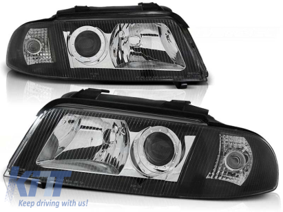 Set de faruri de tuning cu lentile potrivit pentru Audi A4 B5 01.1999-09.2000 sedan/combinate, stânga și dreapta Performance AutoTuning