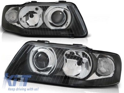 Set de faruri de tuning cu lentile potrivit pentru Audi A3 09.2000-05.2003, stânga și dreapta Performance AutoTuning