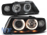 Set de faruri tuning cu ochi de înger halogen potrivit pentru Audi A3 09.2000-05.2003, stânga și dreapta Performance AutoTuning