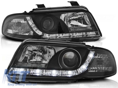 Set de faruri de tuning cu lumini LED potrivite pentru Audi A4 B5 11.1994-12.1998 sedan/combinate, stânga și dreapta Performance AutoTuning