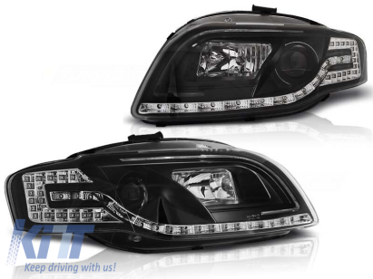 Kit de faruri de tuning cu lumini LED potrivit pentru Audi A4 B7 11.2004-03.2008 sedan/combinație/cabriolet, stânga și dreapta Performance AutoTuning