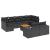 Set canapele de grădină cu perne, 10 piese, negru, poliratan GartenMobel Dekor