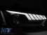 Set de faruri LED potrivit pentru Audi A4 B8 2012-2015 cu semnalizator dinamic pentru modelul cu faruri halogen din fabrică, bază neagră, stânga și dreapta Performance AutoTuning