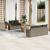 Set mobilier grădină cu perne, 6 piese, gri, poliratan GartenMobel Dekor