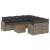 Set canapele de grădină, 9 piese, cu perne, gri, poliratan GartenMobel Dekor