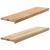 Trepte scari 2 buc Stejar masiv netratat 100x25x2 cm GartenMobel Dekor