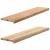 Trepte scari 2 buc Stejar masiv netratat 110x25x2 cm GartenMobel Dekor