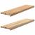 Trepte scari 2 buc Stejar masiv netratat 100x30x2 cm GartenMobel Dekor