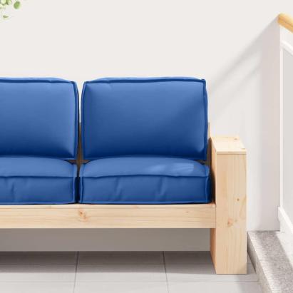 Set de perne pentru palet 2 pcs Albastru regal Material Oxford GartenMobel Dekor