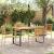 Set de masă pentru grădină 5 pcs Bej Lemn Solid de Acacia GartenMobel Dekor