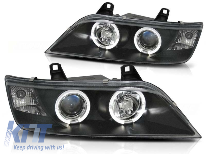 Kit de faruri tuning cu ochi de înger halogen, potrivit pentru BMW Z3 01.1996-2002 coupe / cabrio, stânga și dreapta Performance AutoTuning