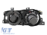 Set de faruri de tuning potrivit pentru BMW Seria 5 E34 1987-1995, Seria 7 E32 1986-1994 cu bază neagră, stânga și dreapta Performance AutoTuning
