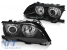 Set de faruri tuning cu ochi de înger LED, potrivit pentru BMW 3 E46 09.2001-03.2005 sedan/combinate, stânga și dreapta Performance AutoTuning