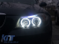 Set de faruri tuning cu ochi de înger CCFL, potrivit pentru BMW 3 E90/E91 03.2005-08.2008, stânga și dreapta Performance AutoTuning