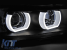 Set de faruri tuning potrivit pentru BMW Seria 3 E90, E91 2005-2008 cu bază neagră, stânga și dreapta Performance AutoTuning