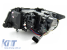 Set de faruri xenon potrivit pentru BMW Seria 3 E90, E91 2005-2008 cu bază neagră, stânga și dreapta Performance AutoTuning