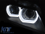 Kit de faruri xenon de tuning potrivit pentru BMW Seria 3 E90, E91 2009-2011 cu bază neagră, stânga și dreapta pentru modele fără funcția AFS Performance AutoTuning