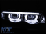 Set de faruri tuning potrivit pentru BMW Seria 7 E38 1994-2001 cu bază cromată, stânga și dreapta Performance AutoTuning