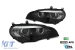 Set de faruri LED potrivit pentru BMW X5 E70 2007-2013 cu xenon de fabrică, cu AFS, bază neagră, stânga și dreapta Performance AutoTuning