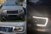 Set de faruri de tuning potrivit pentru Jeep Grand Cherokee 1999-2005 cu bază neagră, stânga și dreapta Performance AutoTuning