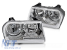 Set de faruri de tuning potrivit pentru Chrysler 300C 2005-2008 cu bază cromată, cu semnalizatoare dinamice, stânga și dreapta Performance AutoTuning