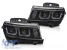Set de faruri LED de tuning potrivit pentru Chevrolet Camaro 2013-2015 cu bază neagră, stânga și dreapta Performance AutoTuning