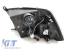 Set de faruri de tuning potrivit pentru Dodge Ram 2009-2018 cu bază neagră, stânga și dreapta Performance AutoTuning