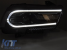 Set de faruri LED de tuning potrivit pentru Dodge Charger 2011-2015 cu bază neagră, cu semnalizatoare dinamice, pentru modelul cu lumini DRL din fabrică, stânga și dreapta Performance AutoTuning