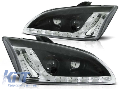 Set de faruri de tuning cu lumini LED potrivite pentru Ford FOCUS MK2 09.2004-01.2008, stânga și dreapta Performance AutoTuning