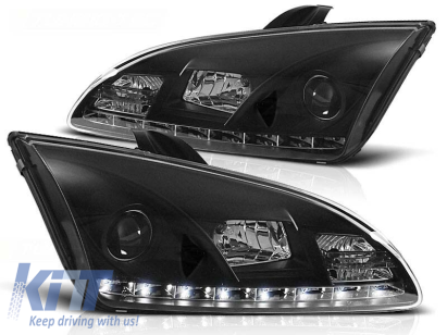 Set de faruri de tuning cu lumini LED potrivit pentru Ford FOCUS MK2 09.2004-01.2008, stânga și dreapta Performance AutoTuning