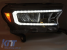 Set de faruri LED de tuning potrivit pentru Ford Ranger 2016-2022 cu bază neagră, cu semnale de întoarcere dinamice, pentru modelul cu lumini DRL din fabrică, stânga și dreapta Performance AutoTuning