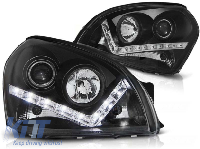 Set de faruri de tuning potrivit pentru HYUNDAI TUCSON 07.2004-2010, stânga și dreapta Performance AutoTuning